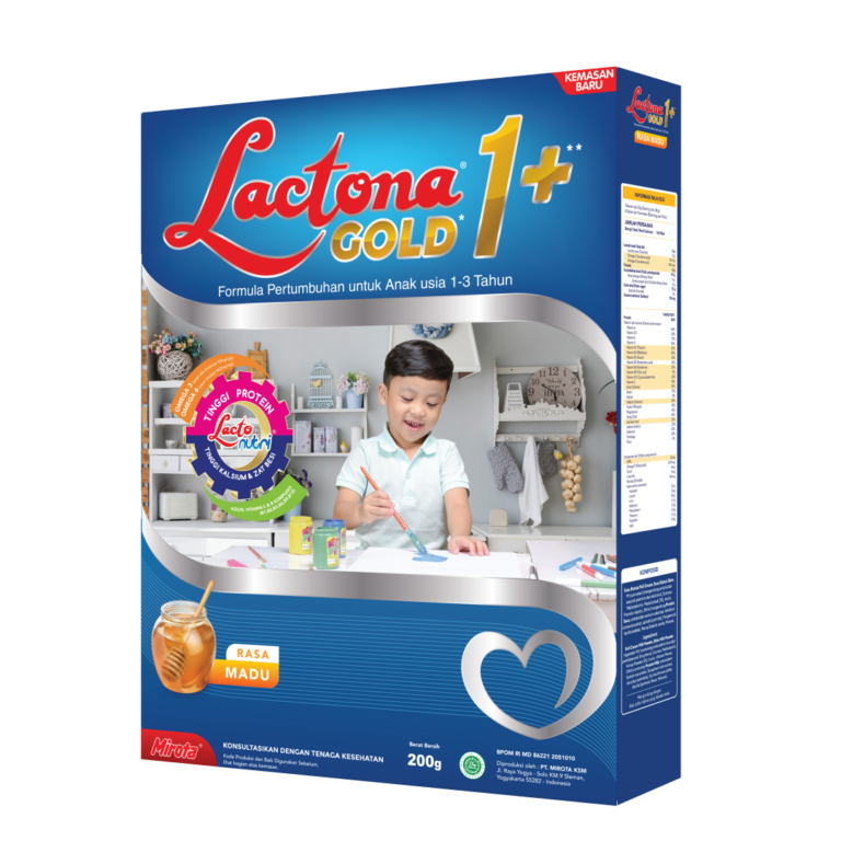 Lactona 1+ Gold, susu untuk anak umur 1-3 tahun